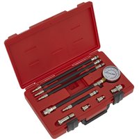 VSE206 Petrol Engine Compression Test Kit 10pc - Sealey