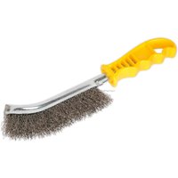 Sealey Wire Brush Stainless Steel 1 Row Sealey Wire Brush Stainless Steel 1 Row