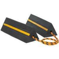 Sealey Heavy Duty Rubber Wheel Chocks 8kg Pack of 2