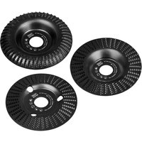3 Piece Wood Carving Disc Set Angle Grinders 115mm