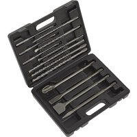 13 Piece SDS Plus Drill Bit Chisel Set