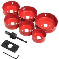 9 Piece Downlight Installation Hole Saw Kit