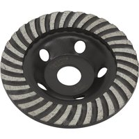 Sealey Concrete Grinding Head Turbo Row 125mm Sealey Concrete Grinding Head Turbo Row 125mm