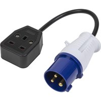 16A 13A Trailing Socket 2P+E Plug Cable Set 0.38m