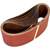 Sealey 100mm x 620mm Sanding Belt 100mm x 620mm 80g Pack of 10 Sealey 100mm x 620mm Sanding Belt 100mm x 620mm 80g Pack of 10