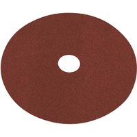 Sealey Aluminium Oxide Fibre Backed Sanding Disc 100mm 60g Pack of 25 Sealey Aluminium Oxide Fibre Backed Sanding Disc 100mm 60g Pack of 25