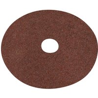 Sealey Aluminium Oxide Fibre Backed Sanding Disc 125mm 24g Pack of 25 Sealey Aluminium Oxide Fibre Backed Sanding Disc 125mm 24g Pack of 25