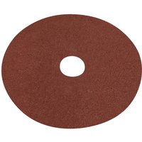 Sealey WSD540 Worksafe 125mm Fibre Backed Sanding Disc 40Grit - Pack of 25