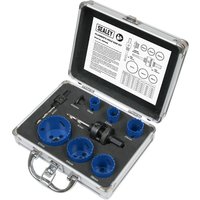 9 Piece Plumbers Hole Saw Kit