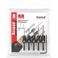 Trend Snappy 5 Piece Drill Countersink Set for Wood Screws Trend Snappy 5 Piece Drill Countersink Set for Wood Screws