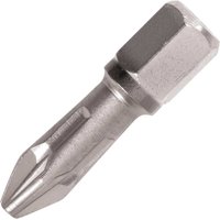 Trend Snappy Tin Coated Pozi Screwdriver Bits PZ0 25mm Pack of 3 Trend Snappy Tin Coated Pozi Screwdriver Bits PZ0 25mm Pack of 3