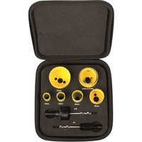 Starrett KFC07021 Bi-Metal Fast Cut Plumber's Holesaw Kit