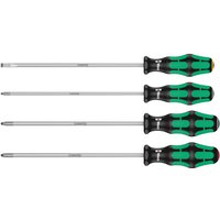 Wera 4 Piece Kraftform Plus Long Reach Screwdriver Set