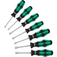 Wera 7 Piece Kraftform Plus 395 HO/7 SM Nutdriver Set
