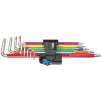 Wera 9 Piece Multicolour Holding Function Stainless Steel Torx Key Set