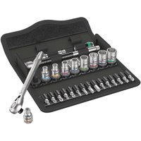 Wera 8100 SA11 Zyklop 28 Piece 1/4" Drive Socket and Bit Set 1/4"