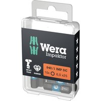 Wera 840/1 Impaktor Hexagon Screwdriver Bits