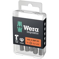 Wera 840/1 Impaktor Hexagon Screwdriver Bits