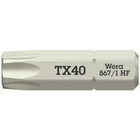 Wera 867/1 HF Torx Screwdriver Bits T40 25mm Pack of 1