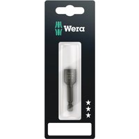 Wera Hex Screwdriver Bit, 6.35 mm Drive, 10 mm Tip, Hex Drive, 50mm Overall 10-Piece