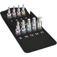 Wera Zyklop 8740 C HF 10 Piece 1/2" Drive Hex Bit Socket Set 1/2"