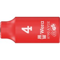 Wera 8790 A Zyklop VDE Insulated 1/4" Drive Hexagon Socket