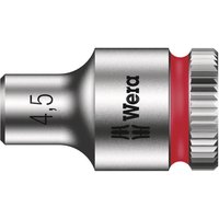 Wera 1/4 in Drive 4.5 mm 6 Point Hex, 23mm Overall Length