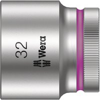 Wera 1/2 in Drive 32 mm 6 Point Hex, 42mm Overall Length