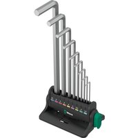 950 9 9 Piece Chrome Plated Hex Plus Allen Key Set