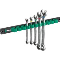 6000 Joker 2 5 Piece Ratchet Combination Spanner Set on Magnetic Rail