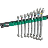 6000 Joker 1 8 Piece Ratchet Combination Spanner Set Imperial on Magnetic Rail