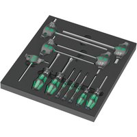 Wera 9713 12 Piece Hexagon Screwdriver Set in Foam Insert Tray