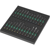 Wera 9715 24 Piece Foam Insert Kraftform Micro Screwdriver Set