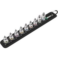 Wera 9 Piece 3/8 Drive Zyklop Torx HF Bit Socket Set 3/8"