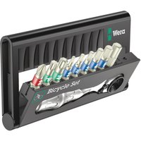 Wera Zyklop 10 Piece Bicycle Screwdriver Bit Set and Ratchet 1/4"