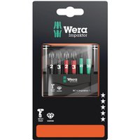 Wera 6 Piece Impaktor Screwdriver Bit Set