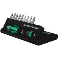 Wera 10 Piece Kraftform Kompakt 12 Screwdriver Bit Set