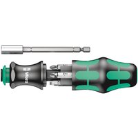 Wera Hex, Phillips, Pozidriv, Slotted Screwdriver Bit Set, 6 Pieces