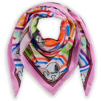 Codello Codello Tuch Peanuts Snoopy Pink | Bio-Baumwolle 120x120 cm