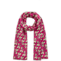 Codello Schal Viskose Snoopy All Over pink 70X180CM