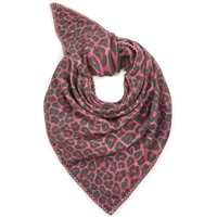 Codello PRINTED TRIANGLE POLYESTER/VISCOSE LEOPARD 128X128X180CM