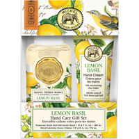 Michel Design Works Handpflegeset Lemon Basil Handcreme 75ml & Seifenschaum 140ml