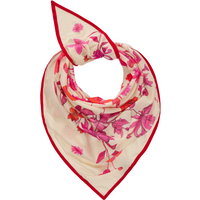 Codello Leichtes Deieckstuch aus reiner Baumwolle mit Blumenmuster 125X125X180CM