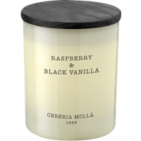 Cereria Molla Raspberry & Black Vanilla Vegane Wachskerze Glas