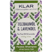 Klar Festes Shampoo Teebaumöl & Lavendel Klar Festes Shampoo Teebaumöl & Lavendel