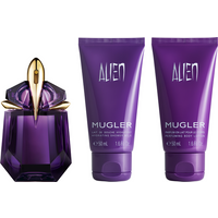Mugler Alien Set = EdP Nat. Spray 30 ml + Body Lotion 50 ml + Shower Gel 50 ml
