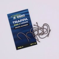 Fishing Hooks Explained: Sizes, Patterns, and Types for UK Anglers 3 Atomic - Trappa Carp Hooks-Barbed-8