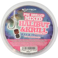 Bait Tech - Pre-Drilled Halibut & Krill Pellets - 300g