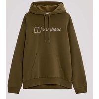 Berghaus - Men's Essential Logo Hoodie - Brown-Large