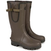 Fox - Neoprene lined Camo/Khaki Rubber Boot-9